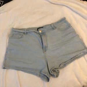 Light Washed Shorts